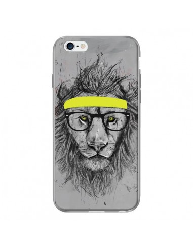 Coque Hipster Lion pour iPhone 6 - Balazs Solti