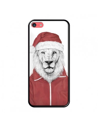 Coque Santa Lion Père Noel pour iPhone 5C - Balazs Solti
