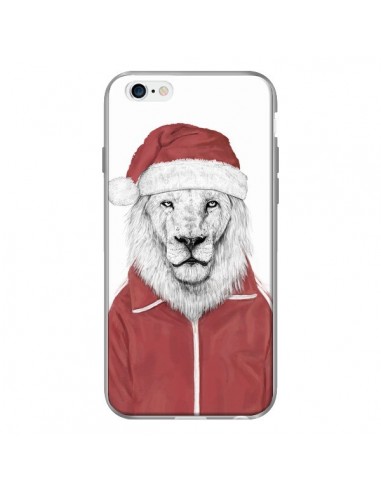 Coque Santa Lion Père Noel pour iPhone 6 - Balazs Solti