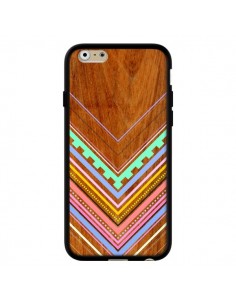 Coque Azteque Arbutus Pastel Bois Aztec Tribal pour iPhone 6 - Jenny Mhairi