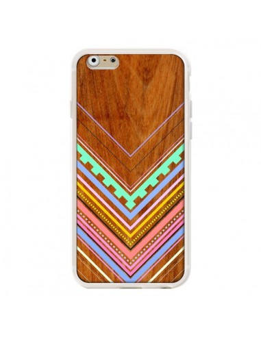 Coque Azteque Arbutus Pastel Bois Aztec Tribal pour iPhone 6 - Jenny Mhairi