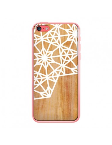 Coque Frozen Stars Etoile Bois Azteque Aztec Tribal pour iPhone 5C - Jenny Mhairi