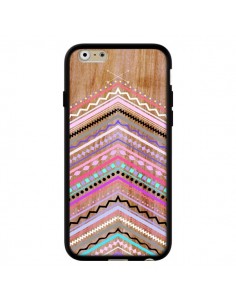 Coque Purple Chevron Wild Wood Bois Azteque Aztec Tribal pour iPhone 6 - Jenny Mhairi