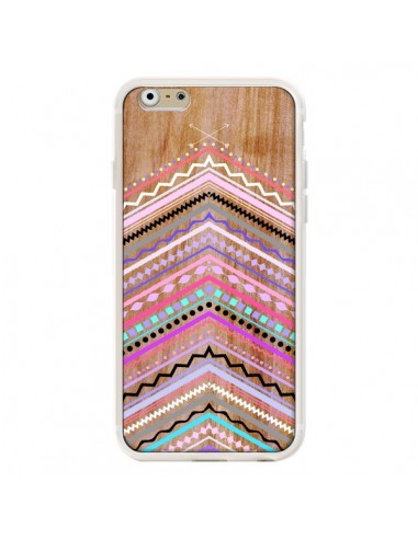 Coque Purple Chevron Wild Wood Bois Azteque Aztec Tribal pour iPhone 6 - Jenny Mhairi