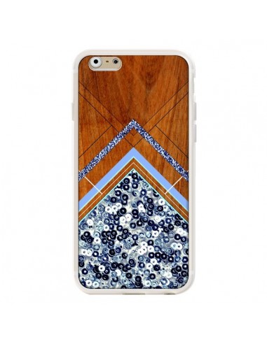 Coque Sequin Geometry Bois Azteque Aztec Tribal pour iPhone 6 - Jenny Mhairi