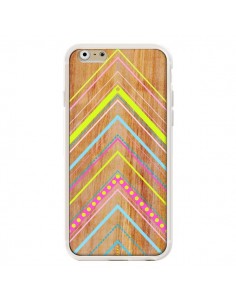 Coque Wooden Chevron Pink Bois Azteque Aztec Tribal pour iPhone 6 - Jenny Mhairi 2