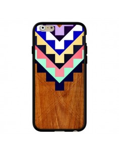 Coque Wooden Tribal Bois Azteque Aztec Tribal pour iPhone 6 - Jenny Mhairi