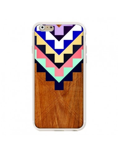 Coque Wooden Tribal Bois Azteque Aztec Tribal pour iPhone 6 - Jenny Mhairi