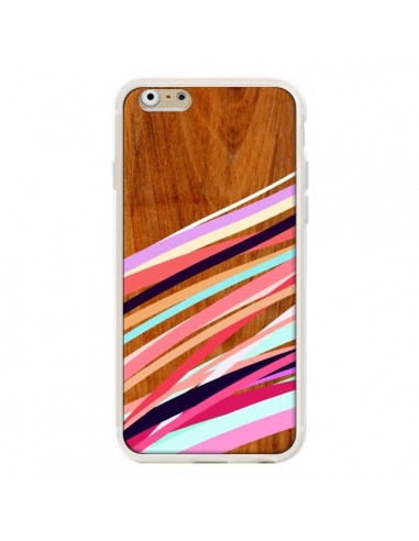 Coque Wooden Waves Coral Bois Azteque Aztec Tribal pour iPhone 6 - Jenny Mhairi