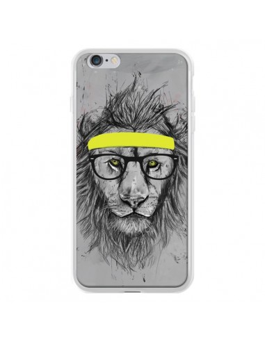 Coque Hipster Lion pour iPhone 6 Plus - Balazs Solti