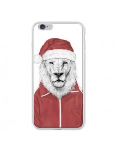 Coque Santa Lion Père Noel pour iPhone 6 Plus - Balazs Solti