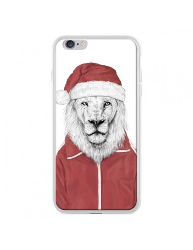 Coque Santa Lion Père Noel pour iPhone 6 Plus - Balazs Solti