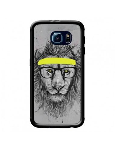 Coque Hipster Lion pour Samsung Galaxy S6 - Balazs Solti