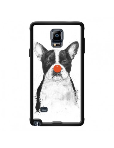 Coque Clown Bulldog Chien Dog pour Samsung Galaxy Note 4 - Balazs Solti