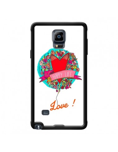 Coque Love Happy Life pour Samsung Galaxy Note 4 - Leellouebrigitte