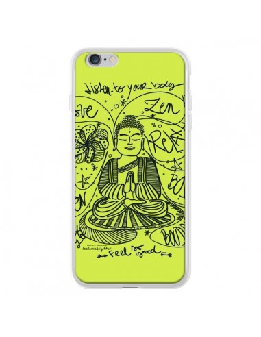 Coque Buddha Listen to your body Love Zen Relax pour iPhone 6 Plus - Leellouebrigitte
