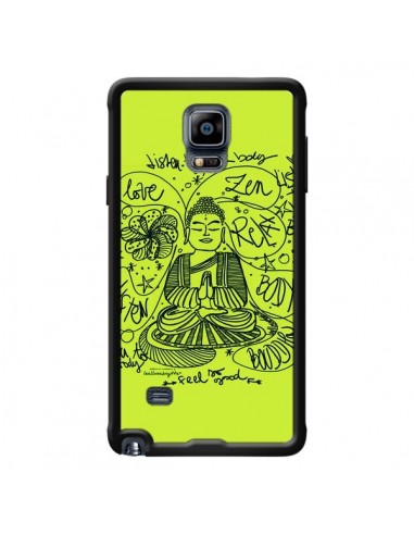 Coque Buddha Listen to your body Love Zen Relax pour Samsung Galaxy Note 4 - Leellouebrigitte