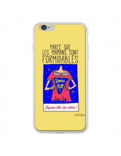 Coque Parce que les mamans sont formidables Fête des Mères pour iPhone 6 Plus - Leellouebrigitte