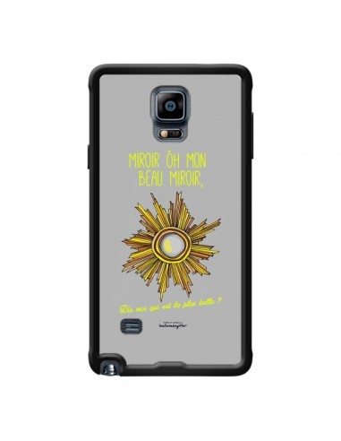 Coque Miroir Qui est la plus belle pour Samsung Galaxy Note 4 - Leellouebrigitte