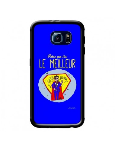 Coque Le meilleur Papa Fête des Pères pour Samsung Galaxy S6 - Leellouebrigitte