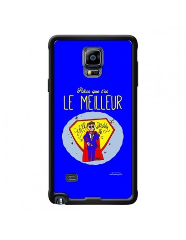 Coque Le meilleur Papa Fête des Pères pour Samsung Galaxy Note 4 - Leellouebrigitte