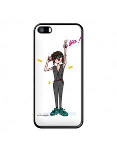 Coque Jeune Fille Yo pour iPhone 5 et 5S - Leellouebrigitte