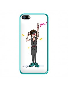 Coque Jeune Fille Yo pour iPhone 5 et 5S - Leellouebrigitte 2