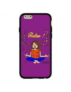Coque Fille Relax Zen Yoga pour iPhone 6 - Leellouebrigitte