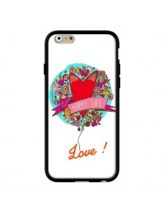 Coque Love Happy Life pour iPhone 6 - Leellouebrigitte