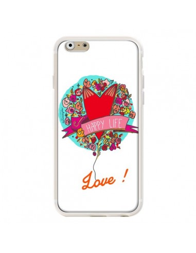 Coque Love Happy Life pour iPhone 6 - Leellouebrigitte