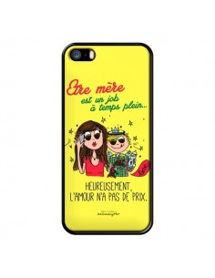 Coque Etre mère est un job à plein temps Fête des Mères pour iPhone 5 et 5S - Leellouebrigitte