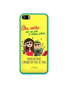 Coque Etre mère est un job à plein temps Fête des Mères pour iPhone 5 et 5S - Leellouebrigitte 2