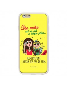 Coque Etre mère est un job à plein temps Fête des Mères pour iPhone 6 - Leellouebrigitte 2
