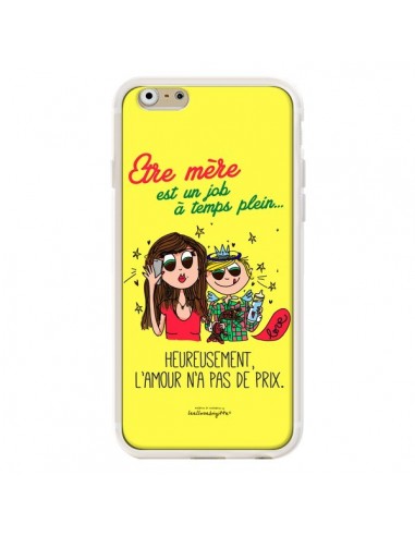 Coque Etre mère est un job à plein temps Fête des Mères pour iPhone 6 - Leellouebrigitte