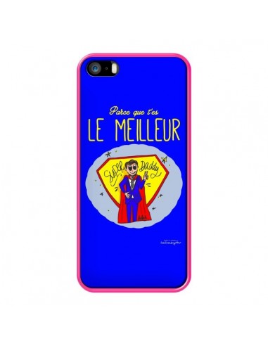 Coque Le meilleur Papa Fête des Pères pour iPhone 5 et 5S - Leellouebrigitte