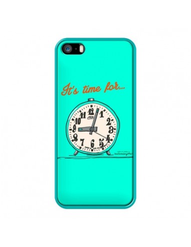 Coque It's time for pour iPhone 5 et 5S - Leellouebrigitte