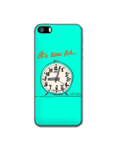 Coque It's time for pour iPhone 5 et 5S - Leellouebrigitte