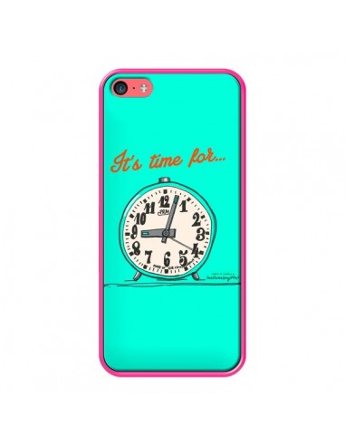 Coque It's time for pour iPhone 5C - Leellouebrigitte