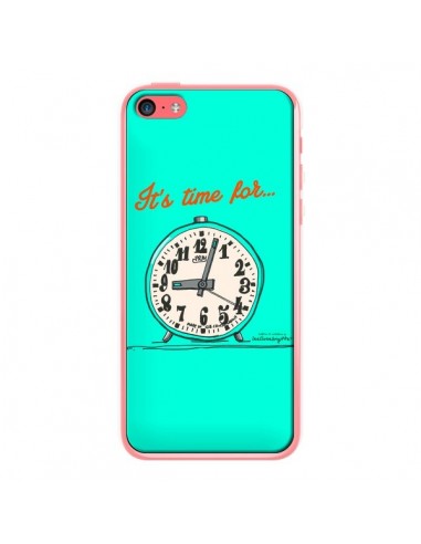 Coque It's time for pour iPhone 5C - Leellouebrigitte