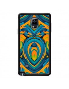 Coque Cross Heart Azteque Cur pour Samsung Galaxy Note 4 - Eleaxart