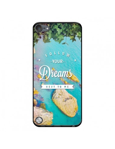 Coque Follow your dreams Suis tes rêves Islands pour iPod Touch 5 - Eleaxart