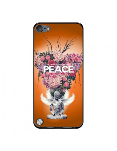 Coque Peace Fleurs Buddha pour iPod Touch 5 - Eleaxart