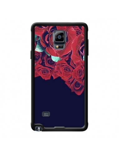 Coque Roses pour Samsung Galaxy Note 4 - Eleaxart