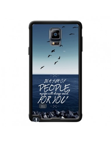 Coque Sea Mer Plage pour Samsung Galaxy Note 4 - Eleaxart