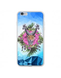 Coque Giraffes Lion Tigre Jungle pour iPhone 6 Plus - Eleaxart