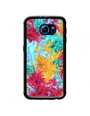 Coque Splashes Peintures pour Samsung Galaxy S6 - Eleaxart