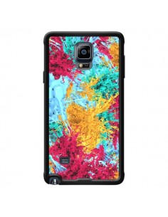 Coque Splashes Peintures pour Samsung Galaxy Note 4 - Eleaxart