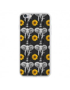 Coque Elephant Tournesol pour iPhone 6 Plus - Eleaxart