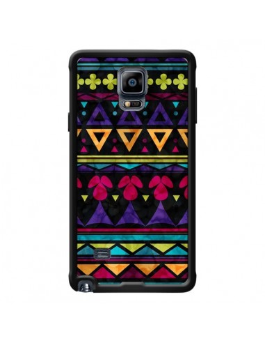 Coque Triangles Pattern Azteque pour Samsung Galaxy Note 4 - Eleaxart