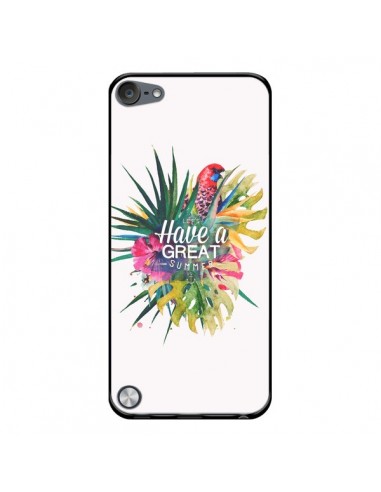 Coque Have a great summer Ete Perroquet Parrot pour iPod Touch 5 - Eleaxart